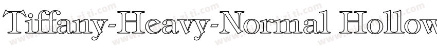 Tiffany-Heavy-Normal Hollow字体转换